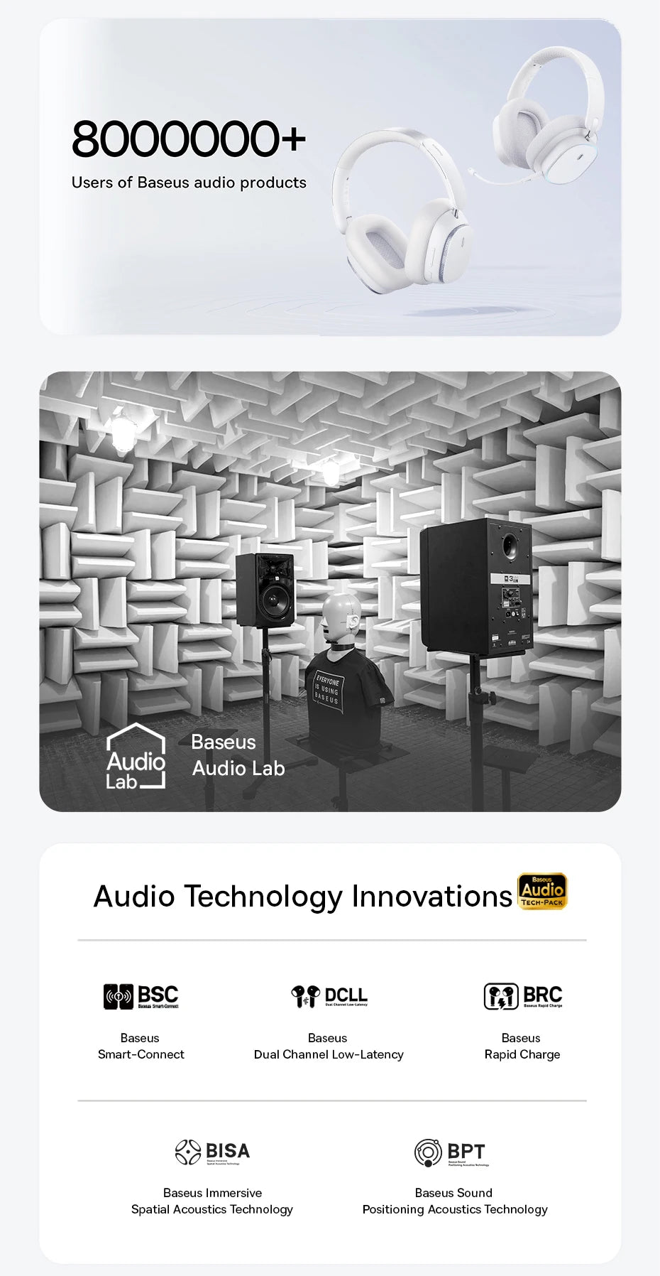 Baseus GH02 Wireless Gaming Headset – Bluetooth 5.3, 2.4G/Wired, RGB, 40mm Drivers