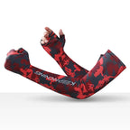 Camouflage Gaming Arm Sleeves for Men & Women – Ice Silk Cooling Fabric, Sweat-Wicking, Anti-Slip Fit for FPS & Competitive Gaming