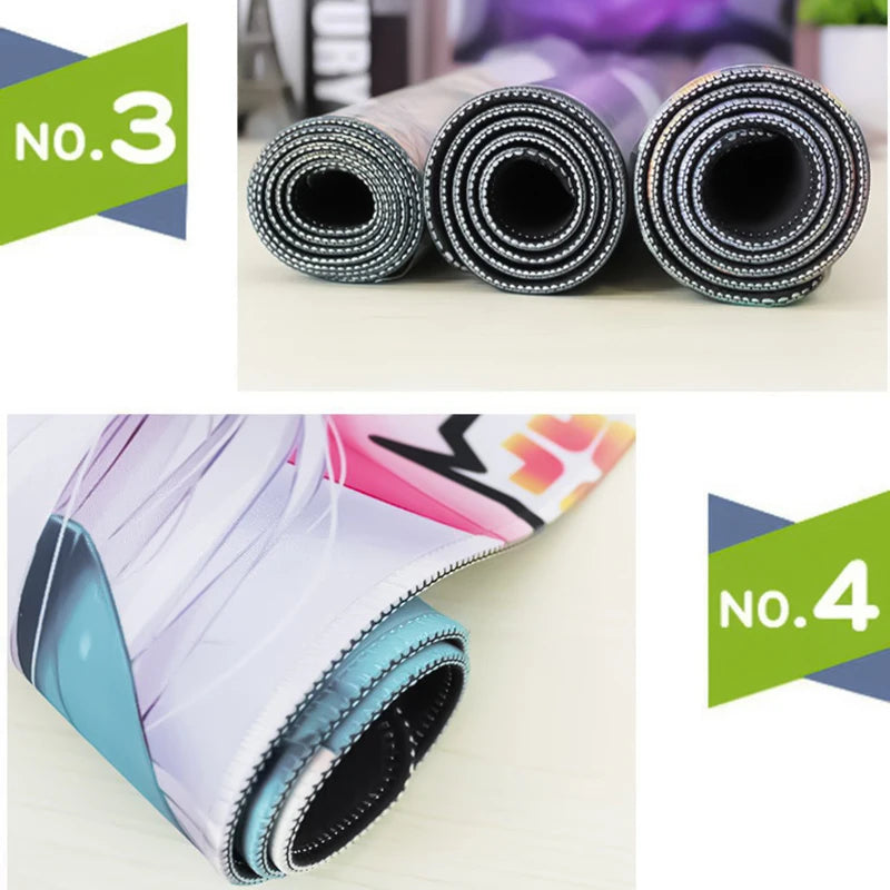 Genshin Impact Arlecchino Mouse Pad Anime Cartoon Girl Keyboard Rug PC Gaming Accessories Mousepad Laptop Speed Desk Mat Carpet