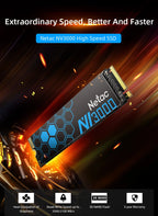 Netac NVMe SSD M2 1TB 2TB 500GB 250GB 3500MB/s SSD PCIe3.0 M.2 2280 SInternal Solid State Drives Disk NV3000 for Laptop Desktop