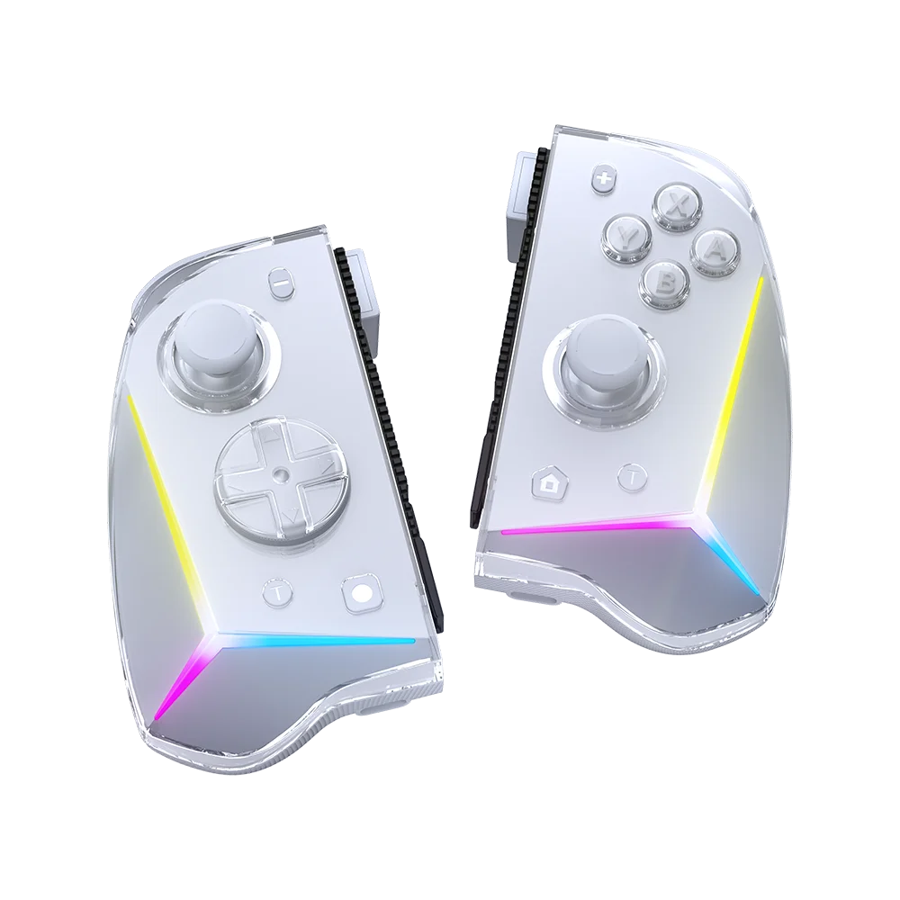 EasySMX S15 L/R Joypad Wireless RGB Controller Compatible with Nintendo Switch/OLED, Gyroscop, Amiibo, Hall Effect, For Pokemon