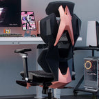 Nordic Luxury Gaming Chair - Ergonomic, Pink, Comfortable Bedroom/Office Designer Furniture