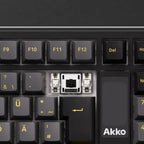 Akko 5098B Wireless Mechanical Gaming Keyboard – 97 Keys, 1.47-inch TFT Screen, Vertical Knob, ISO-DE Layout, Hot-Swap, RGB Gasket