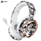 Picun G2 Wireless Gaming Headset – 2.4GHz & Bluetooth, 7.1 Surround, Low Latency, ENC Mic
