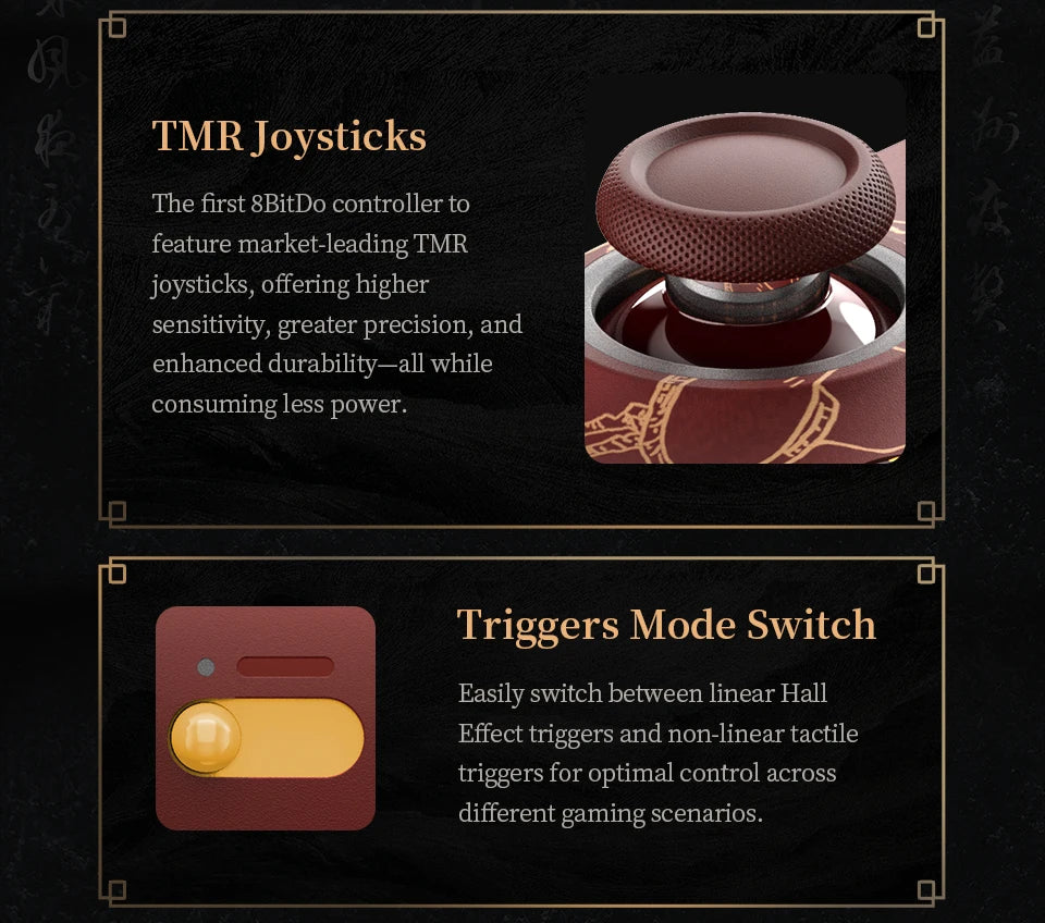 8BitDo Ultimate 2 Wireless Gaming Controller - Hall Effect for PC & Android (WUCHANG Edition)