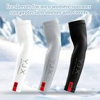 1 Pair Cooling Gaming Arm Sleeves – Ice Silk, Breathable & Elastic, Sun & Heat Protection for Indoor Esports Gaming