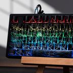 XVX Spider Web Keycaps – OEM Profile, Shine-Through IMD-Tech Keycap Set, 118 Keys, Black Backlight (Keycaps Only)