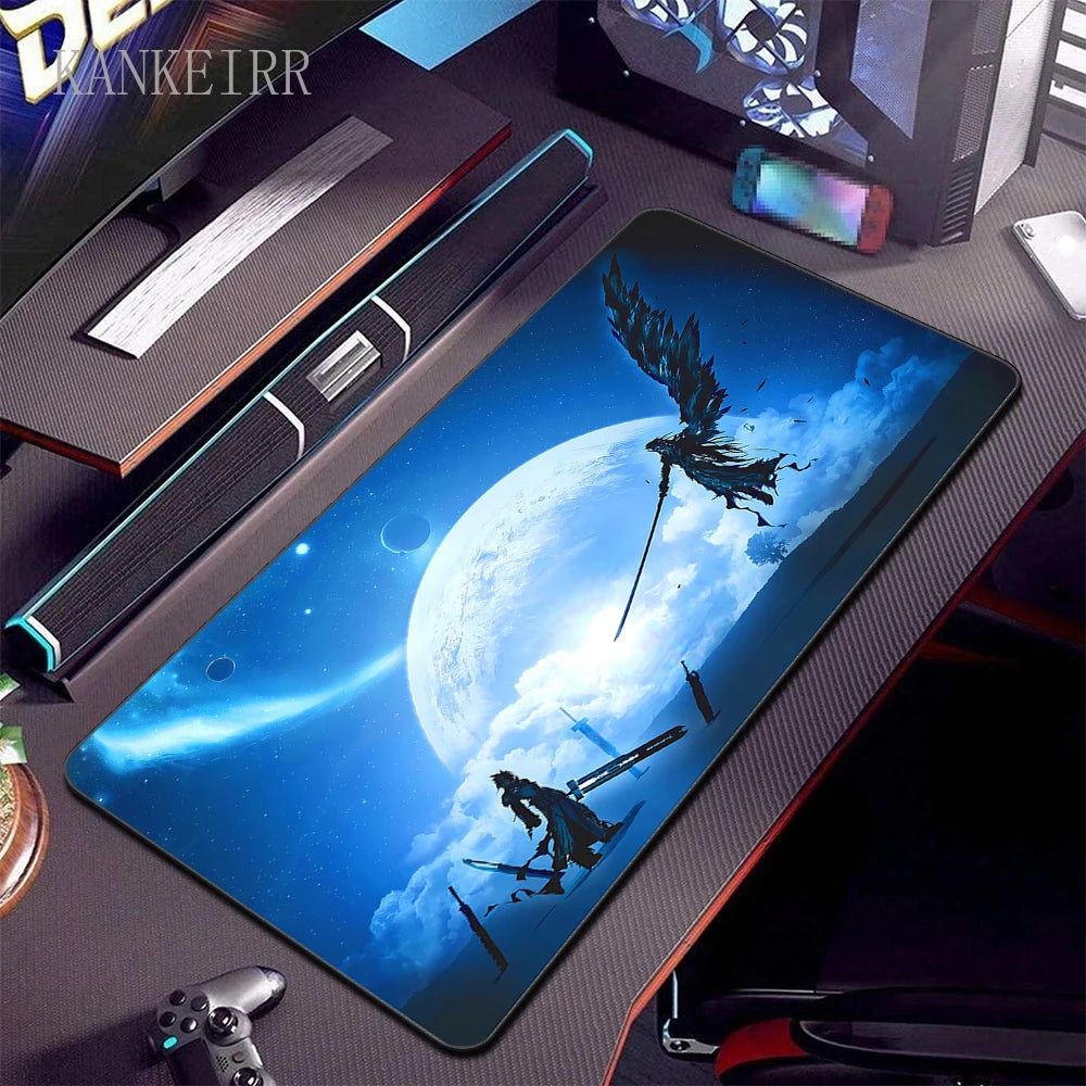 Final Fantasy 7 Large Gaming Mouse Pad Computer Laptop Mousepad Keyboard Pads Desk Mat PC Gamer Mouse Mat XXL Office Mausepad