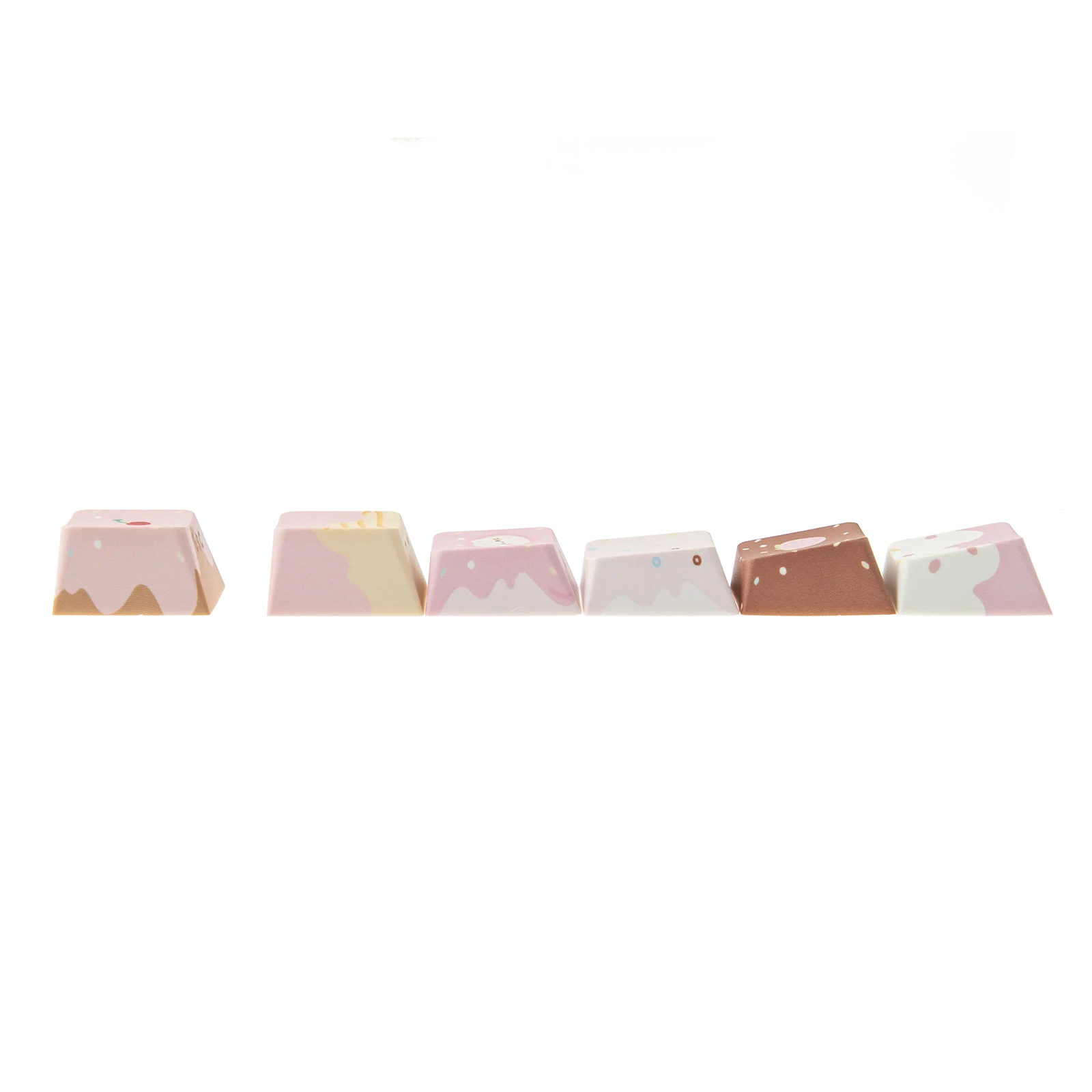 KiiBOOM Dough Fluff Keycap Set – 144 Keys (MOA) / 143 Keys (Cherry), Dye-Sublimation PBT, for 60% / 65% / 75% / TKL / Full-Size Mechanical Keyboards