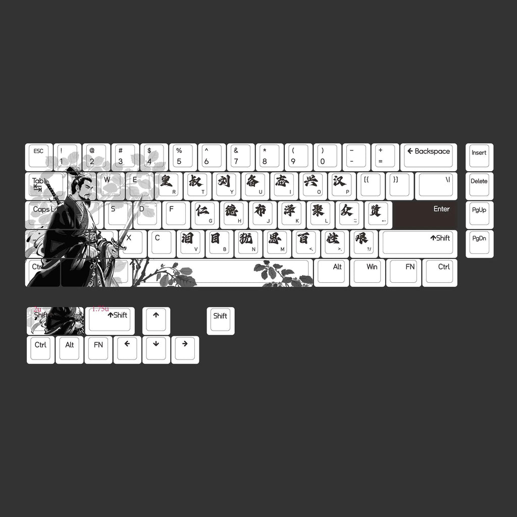 NPKC Cherry Profile Anime Keycaps – PBT, for MX Switch, 60% / 65% Mechanical Keyboards, Wooting 60 / MAD 68HE Compatible