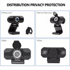 1080P Webcam Mini Camera Full HD Plug And Play Computer Usb Web Camera With Noise Reduction Microphone For Video Calls Live