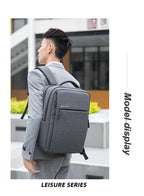17.3-inch Laptop Backpack - Large Capacity Waterproof Travel Backpack with Multi-Pockets for Men