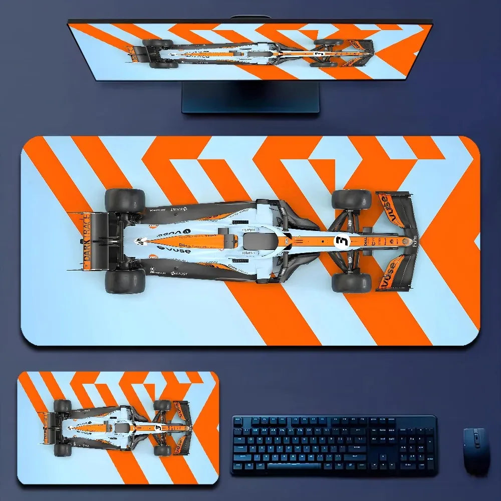 Hot Sell Racing Car F1 Mousepad Large Non-slip Lockedge Office Gaming Accessories Desk Mat XXL Game Keyboard Mouse Pad 900X400