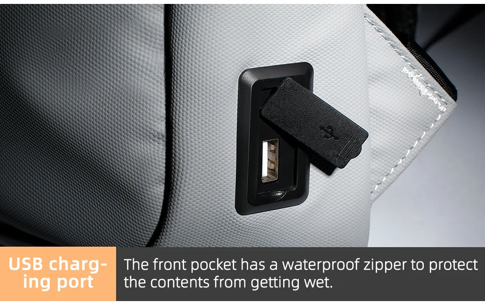 Heroic Knight Business Backpack - 14" Laptop, Waterproof, USB Charging, Multifunctional Travel Backpack