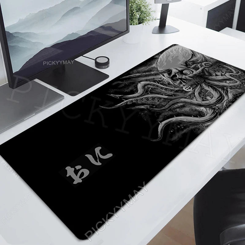 Octopus Locking Edge Mouse Mats Large Natural Rubber Mouse Pad Gaming Mousepads Gamer Mousepad Desk Pads Keyboard Mat 900x400