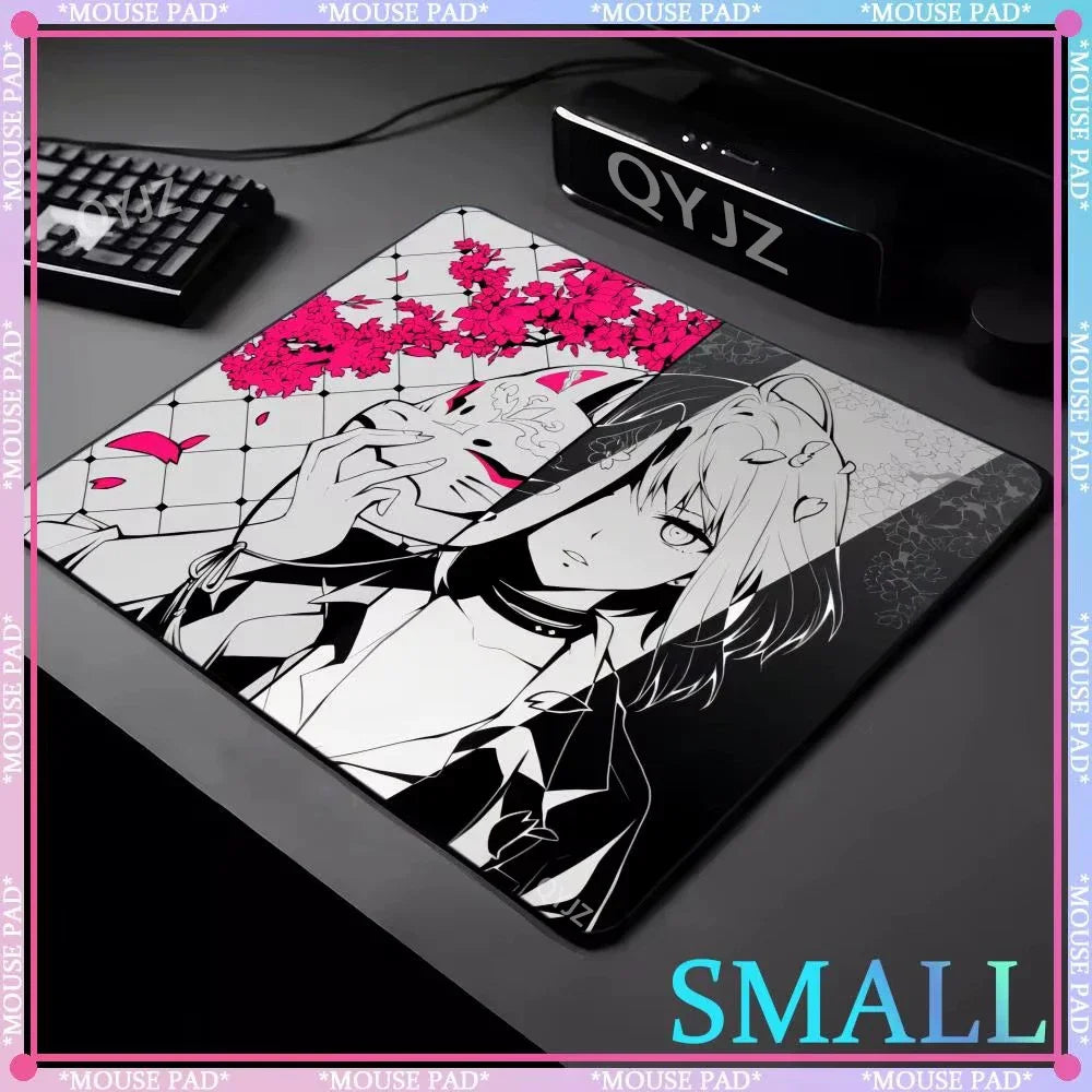 Wraith Cosmic Rubber V2 Small XS MousePad High Quality Non-slip Anime Girl Game Keyboard Pad Desk mat Lock Edge Rubber Mouse Pad