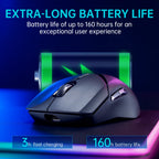 Rapoo VT9 PRO Wireless Gaming Mouse – PAW3398 Sensor, 26,000 DPI, 68g Lightweight, Wired & Wireless, 160H Long Battery Life