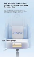 Ergonomic Gaming Chair - Comfortable Office Chair with Mute Rollers, Rotating Lift, Adjustable Backrest