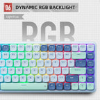 MACHENIKE AIR50 Low-Profile Mechanical Keyboard – 75% Layout, Hot-Swap, RGB Backlit, Tri-Mode, Productivity Keyboard for Laptop & PC