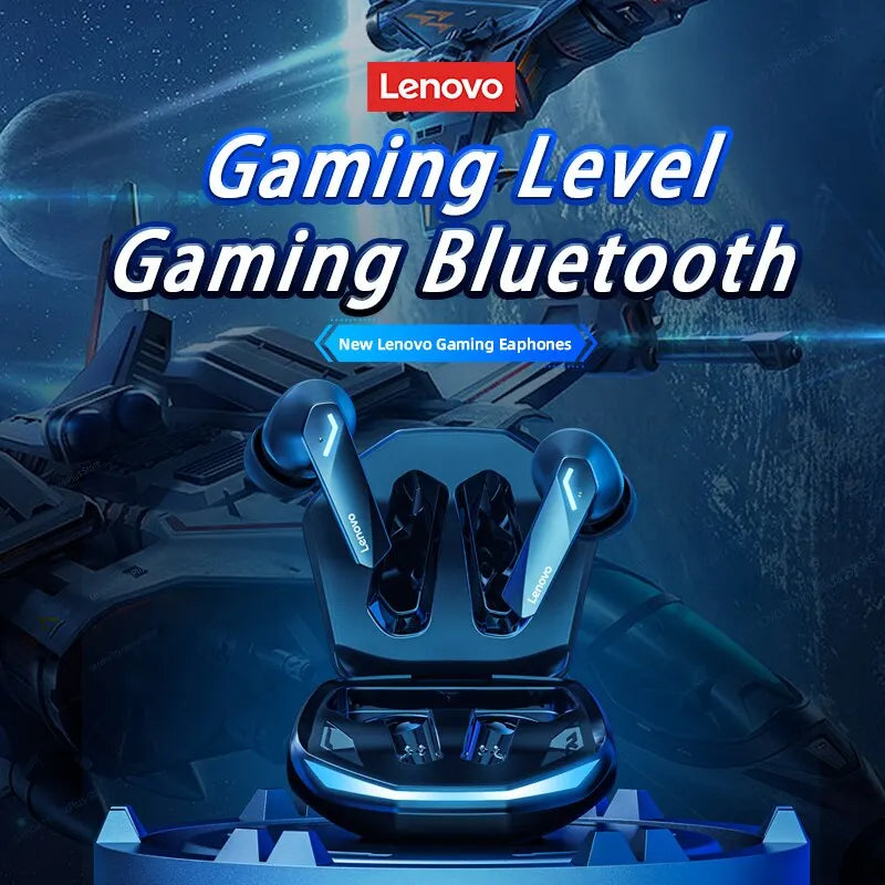 Lenovo GM2 Pro TWS Wireless Earbuds | Hi-Fi Stereo Gaming & Music Headset, Low Latency Dual-Mode Sports Headphones