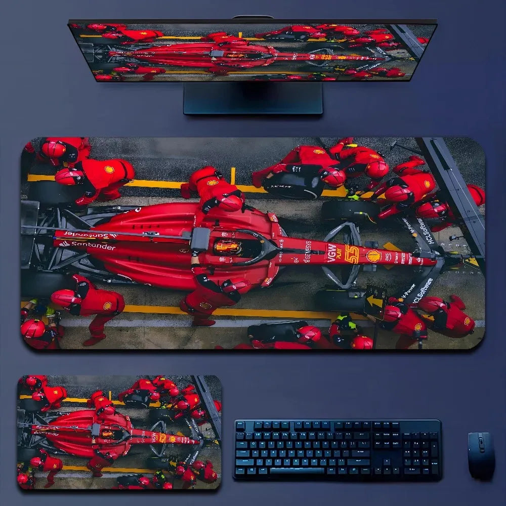 Hot Sell Racing Car F1 Mousepad Large Non-slip Lockedge Office Gaming Accessories Desk Mat XXL Game Keyboard Mouse Pad 900X400