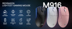 Redragon M916 PRO 3-Mode Wireless Gaming Mouse – 49g Ultra-Light, 26K DPI, Fully Programmable Buttons Gamer Mouse