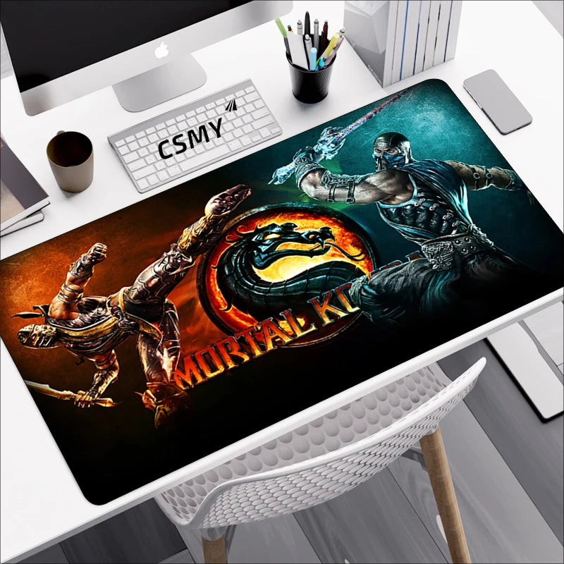 Xxl Large Anime Mouse Pad Gaming Accessories Desk Mortal Kombat Mousepad Gamer Deskmat Keyboard Mat Mats Cute Mause Pc Pads Mice