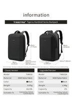 Tigernu Men's 15.6-17 Inch Laptop Backpack - Slim Anti-Theft Travel Backpack for School & Business
