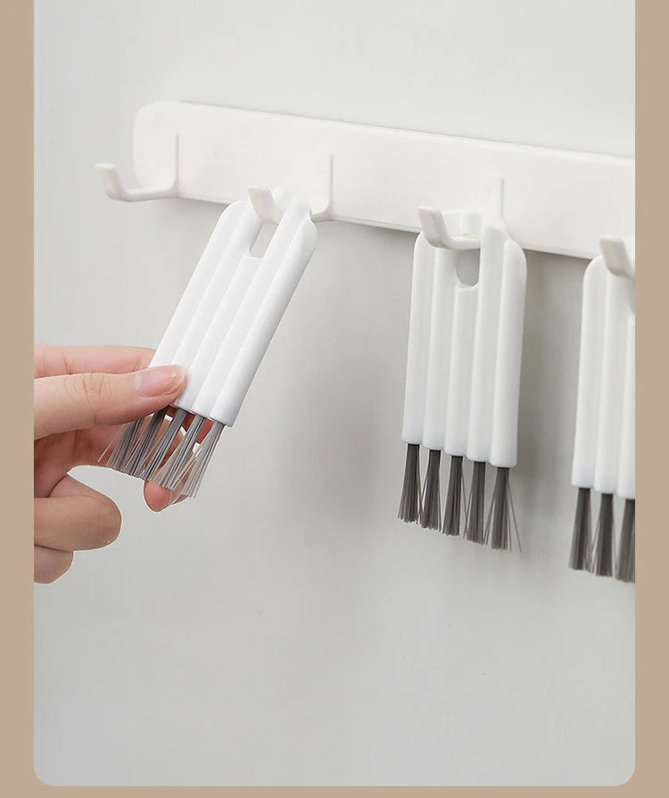 Keyboard Cup Lid Cleaning Brush Kit with Soft Brush and Multi-Function Tools Cleaner Keycap