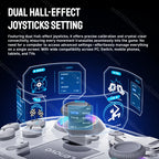 Lenovo X01 1.44inch Smart Screen Wireless Controller 3 Modes for Switch PS4 IOS Android PC TV Programmable Back-Button Gamepad