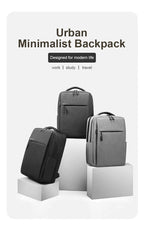 17.3-inch Laptop Backpack - Large Capacity Waterproof Travel Backpack with Multi-Pockets for Men