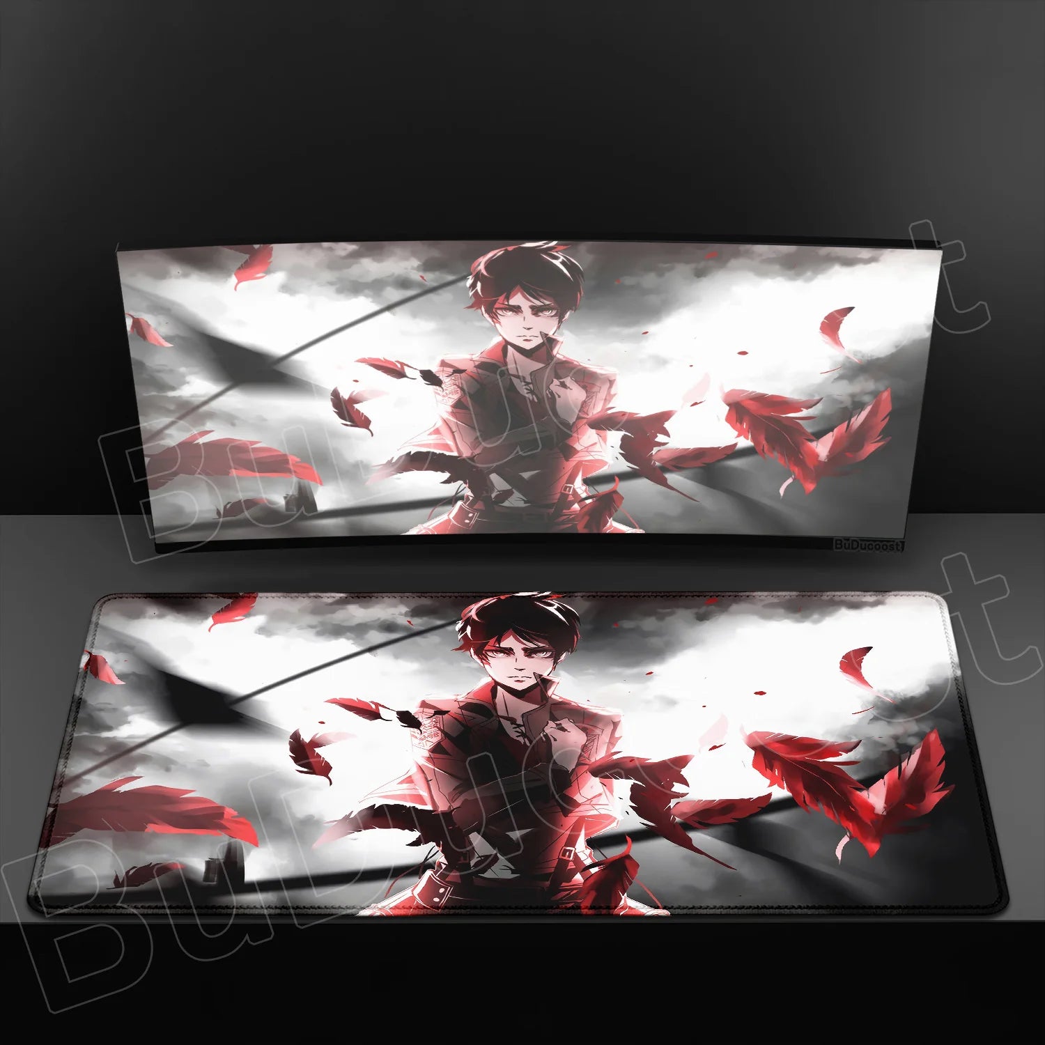 Attack on Titan Cool Anime Mouse Pad Gaming Keyboard Accessories Large Rubber Desk MatComputer Carpet Pc Gamer Non-slip Mousepad