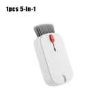 5-in-1 Cleaning Kit Computer Keyboard Cleaner Brush Phone Screen Cleaning Set Keycap Puller Cleaning Tools Card Reader