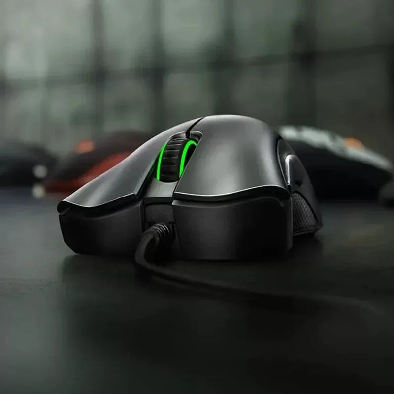 Razer DeathAdder Essential Wired Gaming Mouse - 6400 DPI, 5 Programmable Buttons for PC & Laptop