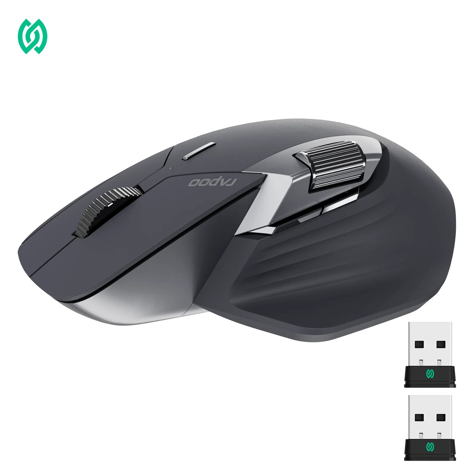 Rapoo MT760PRO Wireless Mouse – NearLink + Bluetooth 5.0, Multi-Device, 12,000 DPI, 2K Polling Rate, Ergonomic, Quiet Clicks