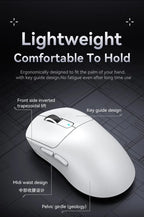 ATTACK SHARK X3 Lightweight Wireless Gaming Mouse – PAW3395 Sensor, 26,000 DPI, Tri-Mode (2.4G/Wired/Bluetooth), Macro Support, Win/Xbox/PS/Mac