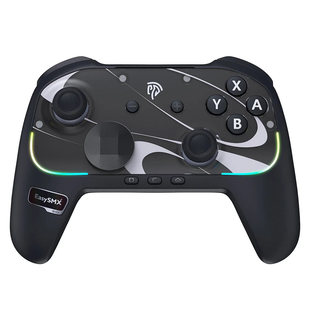 EasySMX S10 Wireless Gamepad TMR Joystick RGB Controller Compatible with Switch 1/2/PC/Phone/TV/Steam, Wake Up, For Pokemon