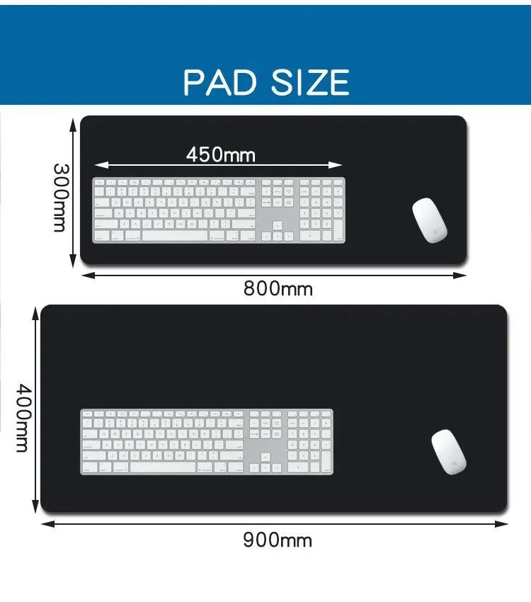 Japanese Katana Mouse Pad Large Computer Office Game Table Mats New XXL Rubber Anti-slip Gaming Keyboard Mousepad Long Desk Pads