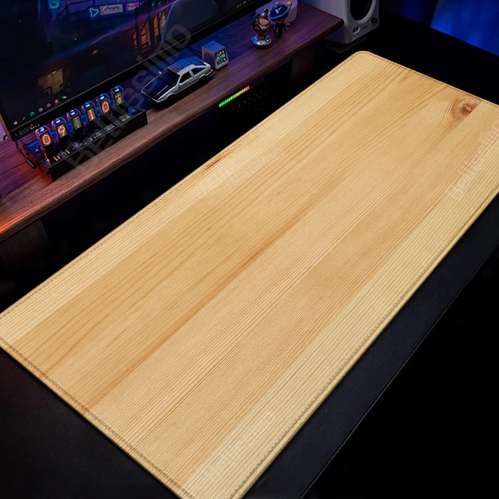 Wood Grain Textures Mouse Pad HD Large Gamer Computer Desk Mats Mousepad Mouse Mat Carpet Laptop Anti-slip Minimalism Table Mat