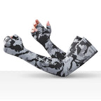 Camouflage Gaming Arm Sleeves for Men & Women – Ice Silk Cooling Fabric, Sweat-Wicking, Anti-Slip Fit for FPS & Competitive Gaming