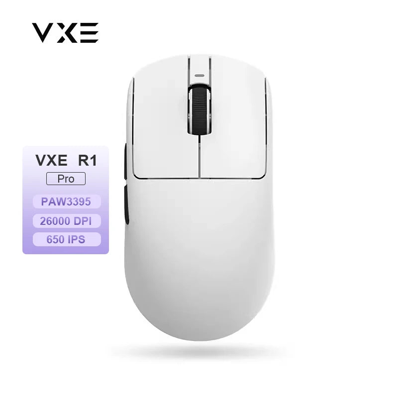 ATK VXE Dragonfly R1 Pro MAX Esports Wireless Gaming Mouse – PAW3395 Sensor, Rechargeable, Lightweight Custom FPS Mouse, Ideal for CS:GO