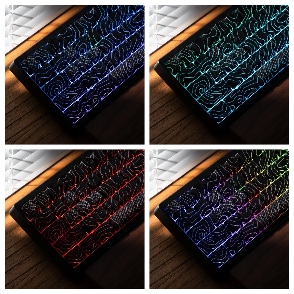 XVX M67 JadeStone Mechanical Keyboard – 65% Layout, IMD-Tech Keycaps, Hot-Swappable, Gasket Mount, Tri-Mode Wireless, Custom RGB