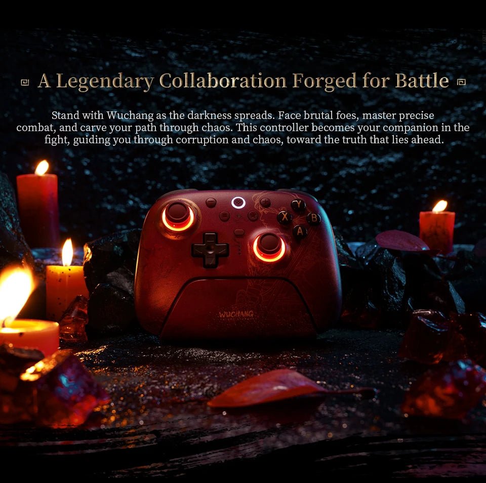 8BitDo Ultimate 2 Wireless Gaming Controller - Hall Effect for PC & Android (WUCHANG Edition)