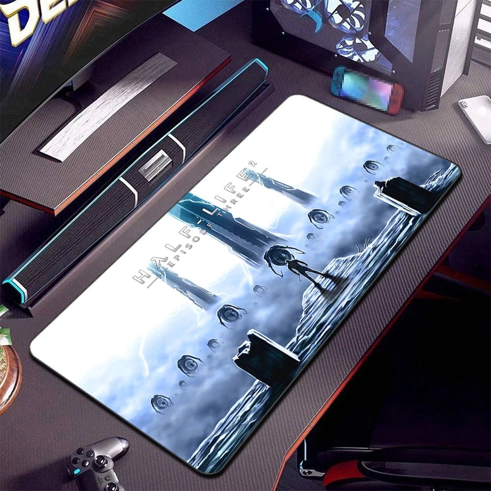 Half Life Large Mouse Pad Gamer Gaming Mousepad PC XL Office Computer Mouse Mat Silicone Keyboard Mats Desk Pads Laptop Mausepad