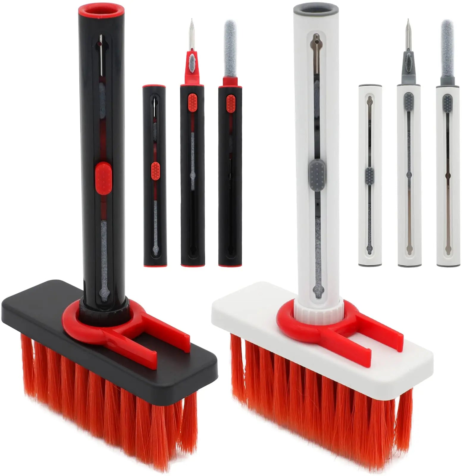 5 in 1 Keyboard Cleaning Brush Kit Keycap Puller Earbuds Cleaner for Airpods Pro 1 2 3 Bluetooth Earphones Case Cleaning Tools