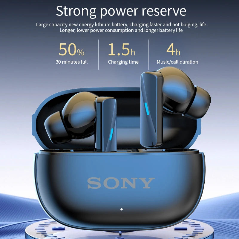Original Sony Mate 50 Wireless Bluetooth Earbuds | Stereo Hi-Fi Noise Reduction Sports Headphones with Microphone & Touch Control