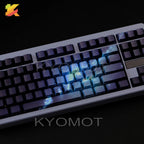 135 Keys Star Sky Theme PBT Double Shot Keycaps Side Print Shine Through Cherry Profile Keycaps for DIY Mechanical Keyboard Caps