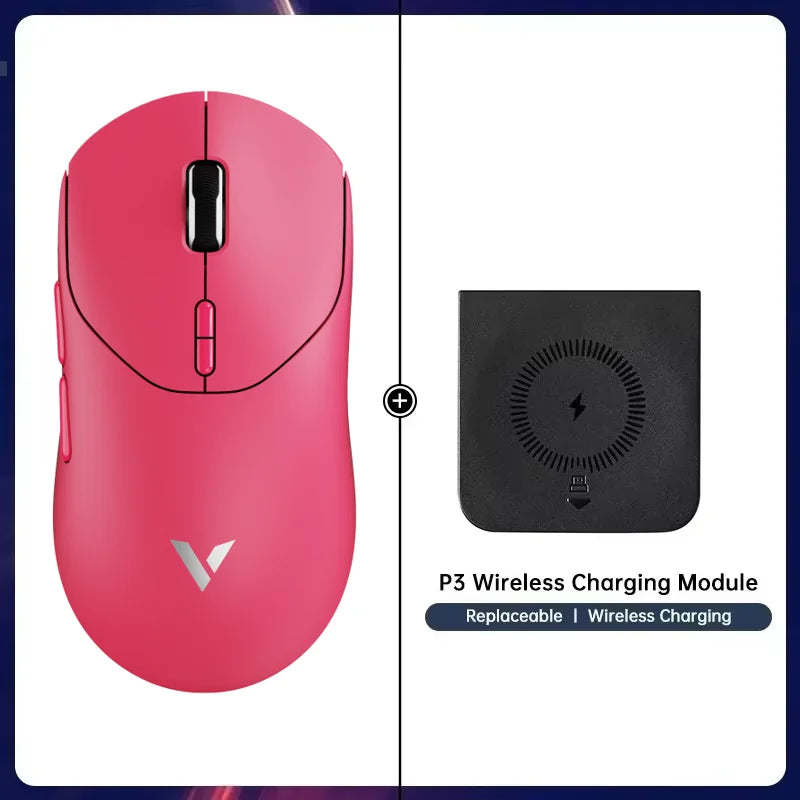 Rapoo VT2 MAX Wireless Esports Gaming Mouse – 8K Polling Rate, Optical Sensor, Ergonomic Design, 53g Lightweight, for PC & Laptop