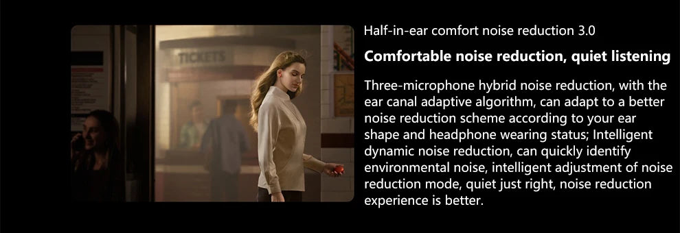 Huawei FreeBuds 5 TWS Wireless Bluetooth 5.2 Earphones | Hi-Fi LDAC Headset with Active Noise Reduction & IP54 Rating