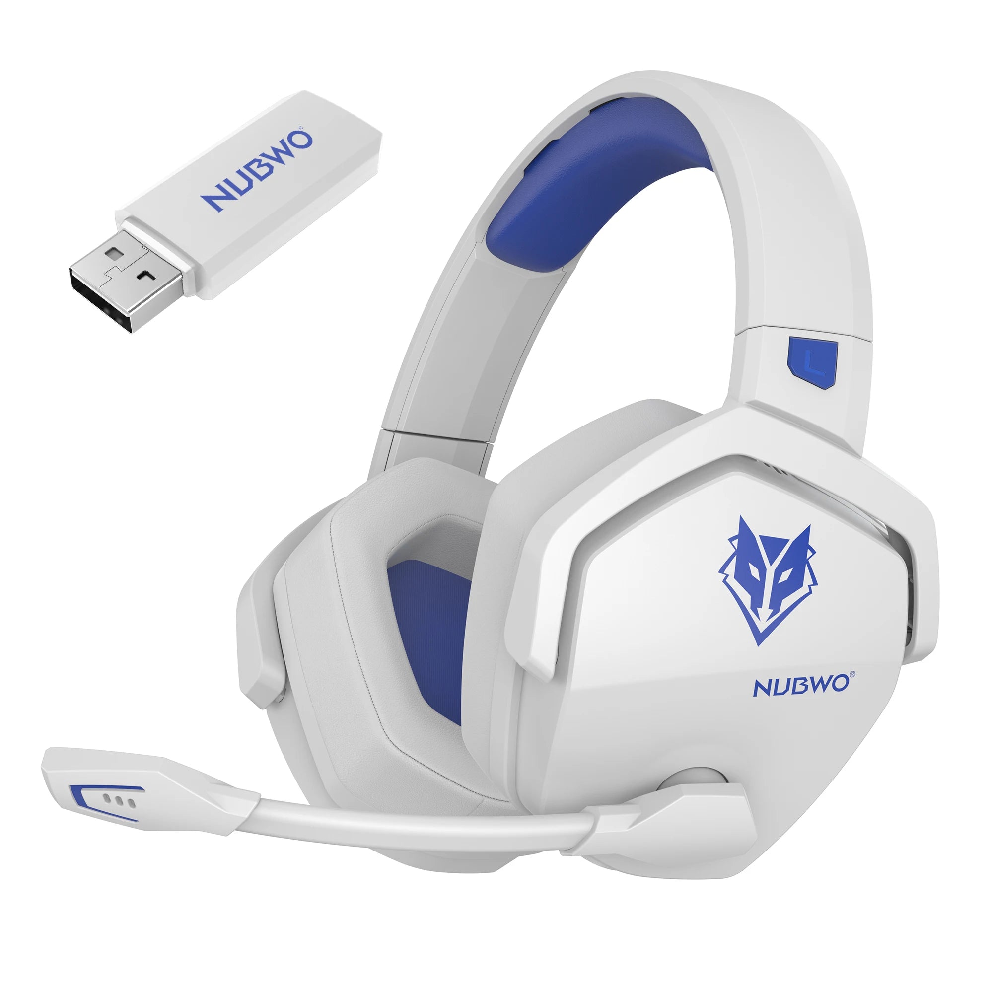 NUBWO G06 Dual Wireless Gaming Headset – 2.4GHz & Bluetooth 5.3, Mic, Multi-Platform